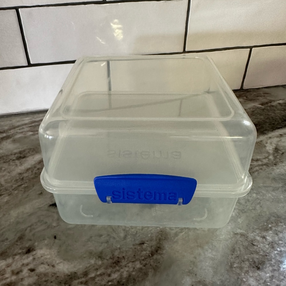 Sistema Lunch Cube to go Container Klip It Food Lunch Box 47.3oz